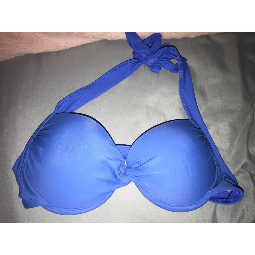 ROYAL BLUE PUSH UP BIKINI TOP!!